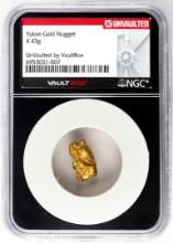 4.43 Gram Yukon Gold Nugget NGC Vaultbox Unvaulted