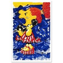 Tom Everhart "1-800 My Hair Is Pulled Too Tight" Limited Edition Lithograph On Paper