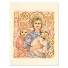 Edna Hibel (1917-2014) "Jenet, Mary and Wee Jenet" Limited Edition Lithograph
