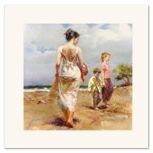 Pino (1939-2010) "Mediterranean Breeze" Limited Edition Giclee on Canvas