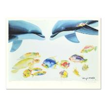 Wyland "Who Invited These Guys?" Limited Edition Lithograph On Paper