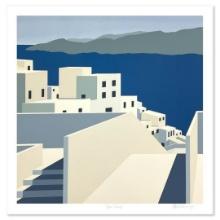 William Schlesinger (1915-2011) "Sea Village" Limited Edition Serigraph on Paper