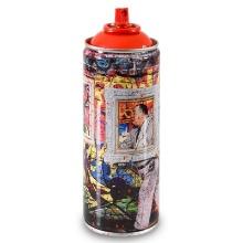 Mr. Brainwash "Wall Frame" Limited Edition Hand Painted Spray Can
