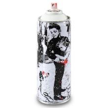 Mr. Brainwash "Pup Art" Limited Edition Hand Painted Spray Can