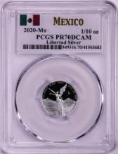 2020-Mo Mexico Proof 1/10 oz Silver Libertad Coin PCGS PR70DCAM