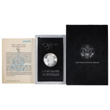 1883-CC $1 Morgan Silver Dollar Coin GSA Hoard Uncirculated w/Box & COA