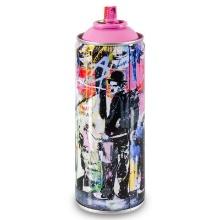 Mr. Brainwash "Just Kidding" Limited Edition Hand Painted Spray Can