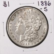 1886-S $1 Morgan Silver Dollar Coin