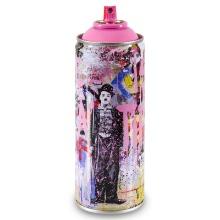 Mr. Brainwash "Gold Rush" Limited Edition Hand Painted Spray Can