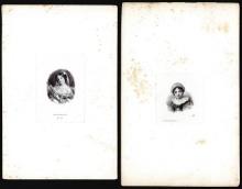 Lot of (2) 1800's Vignette from Original Proof Plates