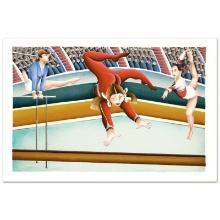 Yuval Mahler "Gymnast" Limited Edition Lithograph On Paper
