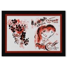 Marc Chagall (1887-1985) "Lithographe Iii" Lithograph Print On Paper