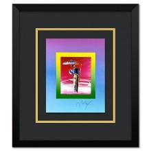 Peter Max "Sage with Umbrella and Cane on Blends" Limited Edition Lithograph on Paper
