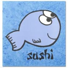 Todd Goldman "Sushi" Limited Edition Lithograph On Paper