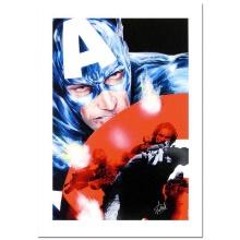 Stan Lee - Marvel Comics "Captain America #37" Limited Edition Giclee On Canvas