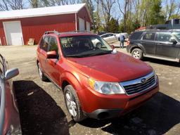 2010 Subaru Forester 25X Premium, Sunroof, Green, 160,899 Miles, Vin.# JF2S