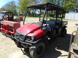 Club Car XRT 1550 4 x 4, Intellitrak 4 Seat Side by Side UTV, Manual Dump,