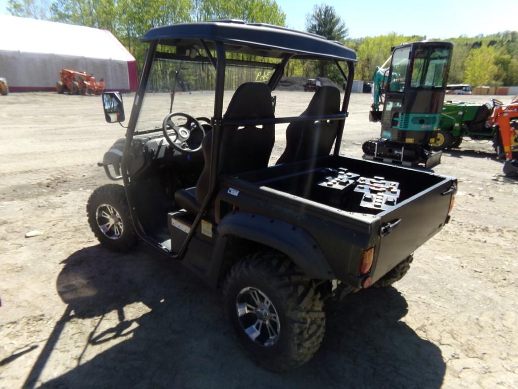 High Roller Electric Side by Side with Manual Dump, Glass Windshield, Comes