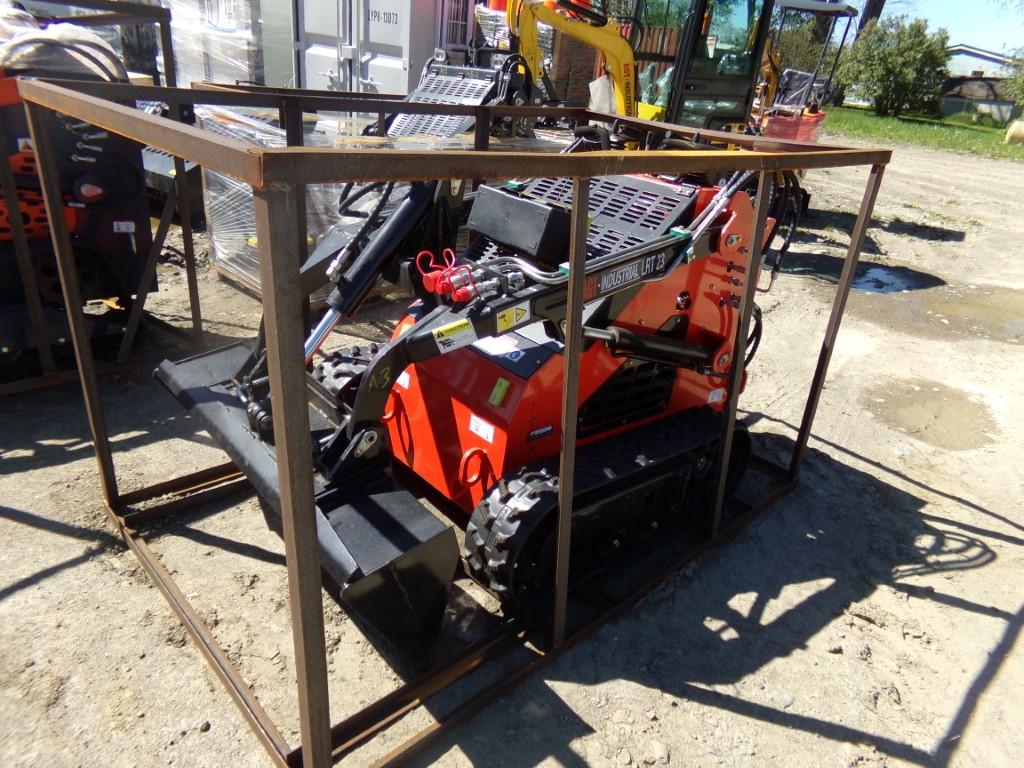 New AGT Industrial LRT 23 Mini Skid Loader with 44''  Bucket, Gas