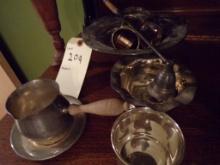 Group of Silver Items-Lunt Cup, Wallace Brandy Warmer, Silver Bowl, Royal R
