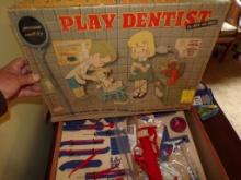 Pressman Small Fry ''Play Dentist'' Game-Some Lighted Pieces May Be Missing