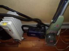 Radiator Heater and Bissell Quick Steamer Carpet Cleaner and Sanitaire Syst