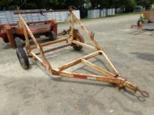 Single Axle Spool Trailer w/Pintle Hitch, NO TITLE, BOS ONLY