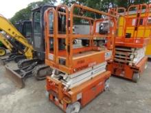 Snorkel S3219E Scissor Lift, 19' Lift Electric, 550 Lb. Capacity, Low Hours