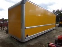 Yellow 26' Truck Box, w/Roll-Up Rear Door, In Excellent Condition