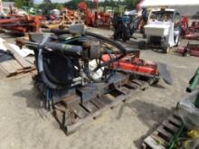 Pallet With Side Mount Mower Components, Hydraulic Controls, Tank and Brack