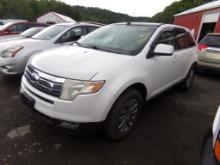 2009 Ford Edge Limited AWD, Leather, Sunroof, White, 146, 968 Miles, VIN#2F