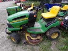 John Deere LA110 Automatic Riding Mower with 42'' Deck, 19.5 HP Briggs and