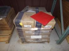 Pallet of (20) Boxes 12'' X 12'' ''Hot Lips'' Red Vinyl Tile, 45SF Per Box,