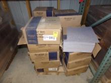 Pallet With (27) Boxes 12'' X 12'' Grey Vinyl Tile, 45SF Per Box, 1215SF To