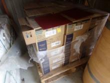 Pallet With (40) Boxes 12'' X 12'' Maroon Vinyl Tile, 45SF Per Box, 1800SF
