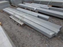 (5) Stone Poles, 6' - 12' Lengths, 6'' x 6'' x 6' - 12', Sold by the Group