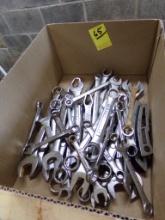 Box of Mostly Craftsman Combination Wrenches (Cellar Garage)
