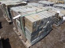 Pallet Of Heavy Bluestone Veneer Assorted Lenght & Thickness, Mostly 12'' L