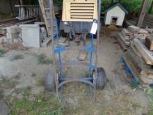 Blue Tree/Shrub Moing Cart  (Outside - Back Shed)
