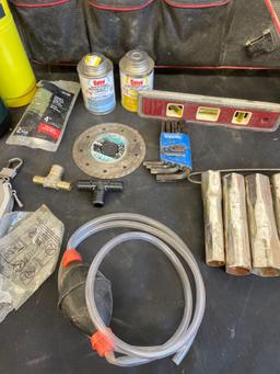 plumbing supplies sockets, propane, Husky bag and more
