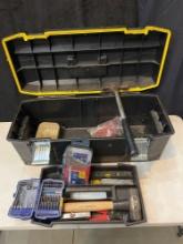 toolbox with various tools