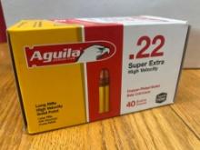 Aguila .22 cal Super Extra High Velocity box of 500