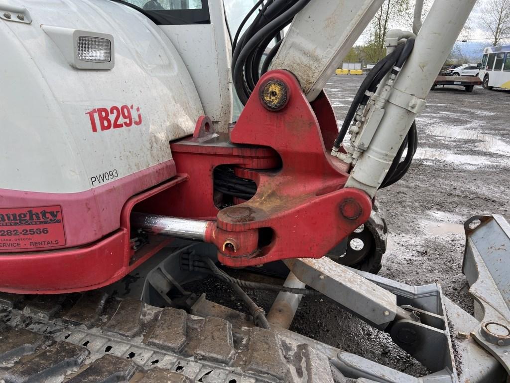 2016 Takeuchi TB290 Mini Hydraulic Excavator