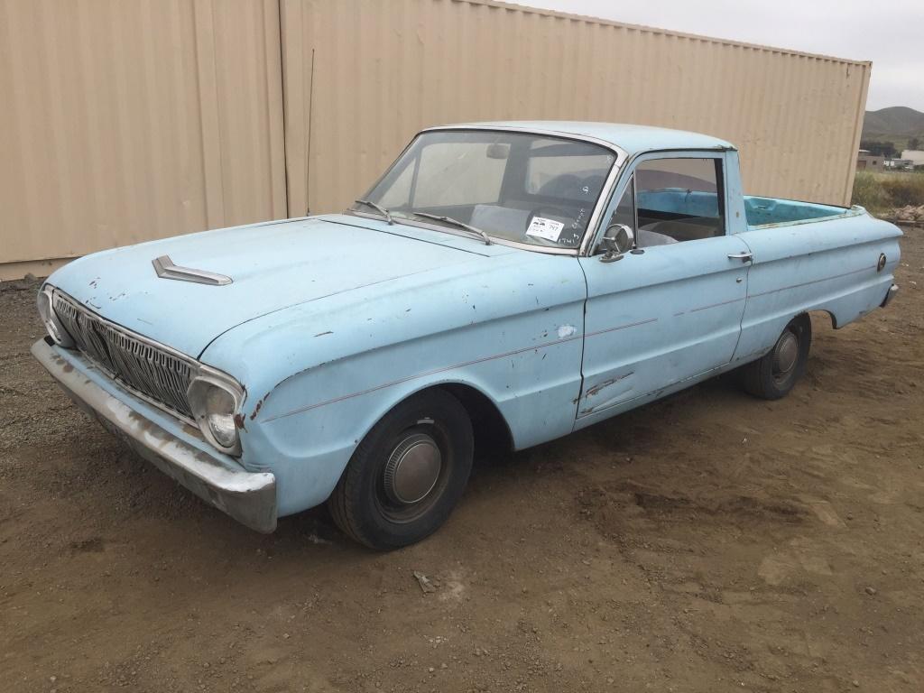 Vintage 1962 Ford Ranchero Pickup,