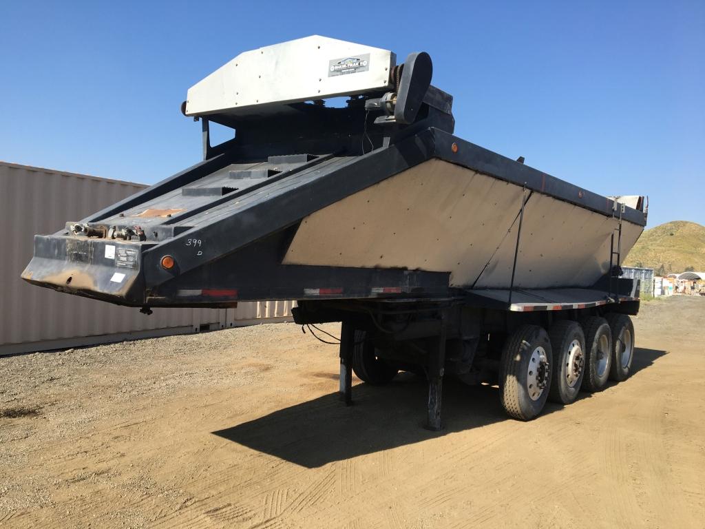 1996 Flow Boy Conveyor Belt Trailer,