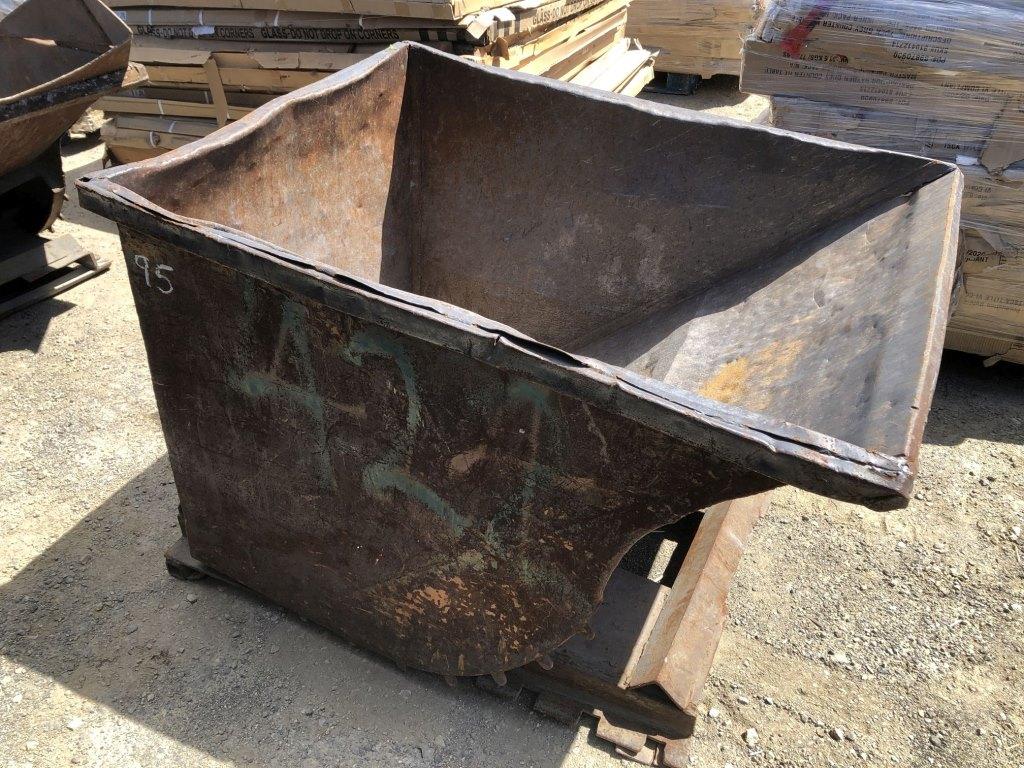 36in x 48in x 36in Metal Debris Dump Bin