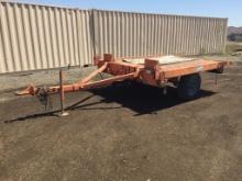 2001 Layton Hydraulic Tilt-Deck Equipment Trailer,