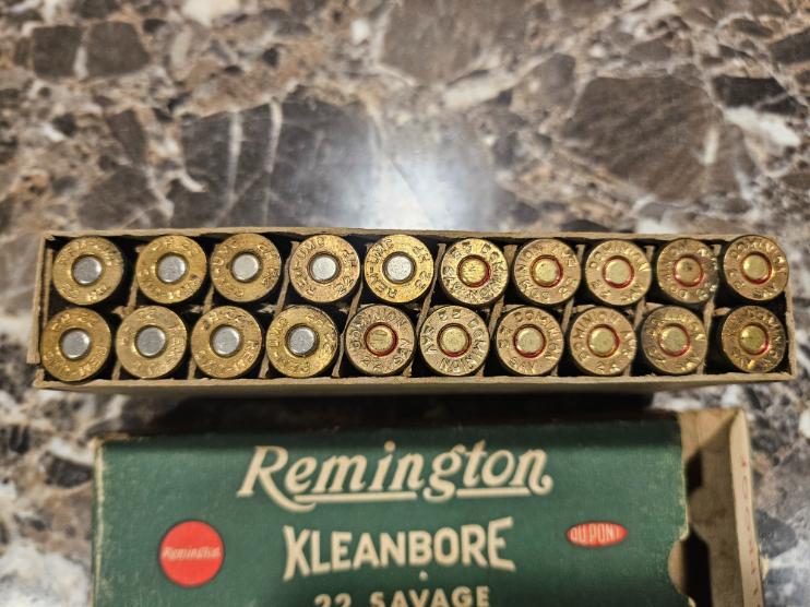 Remington Kleanbore 22 Savage Hi-Speed 65 Grain Soft Point Core-Lokt Bullet