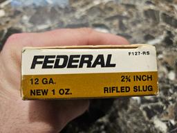 Federal Hi-Power 2 3/4" 12 Gauge Shotshells Rifled Slug