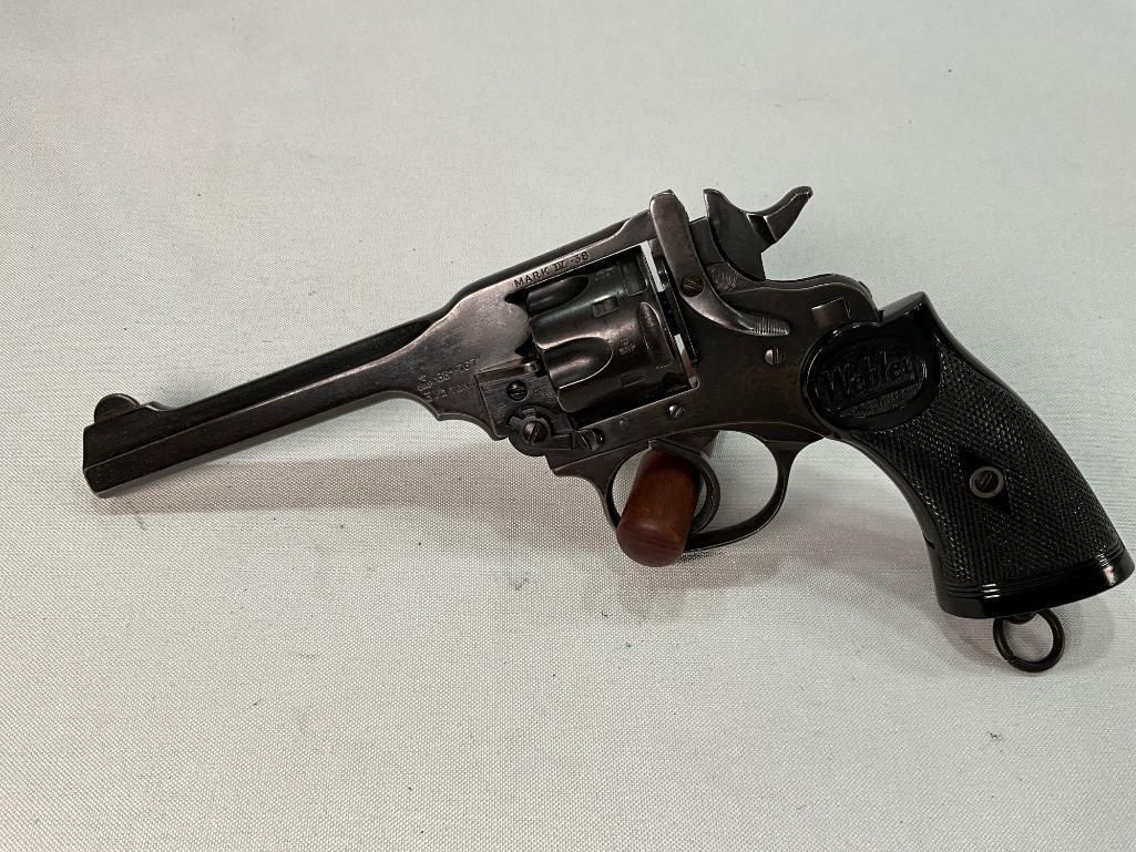 Webley Mark IV, .Top Break 38 Caliber Revolver